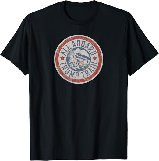 Amazon.com: Vintage Trump Train T-Shirt: Clothing